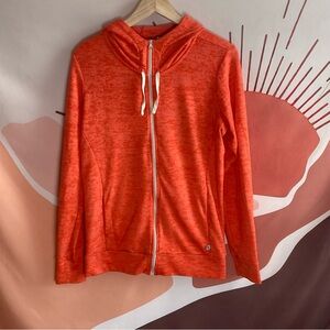Mountain‎ HardWear Jacket Hoodie Women M Red Fleece Zip Hiking Camping